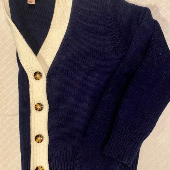 Philosophy Navy.White Cardigan - Picture 5 of 6